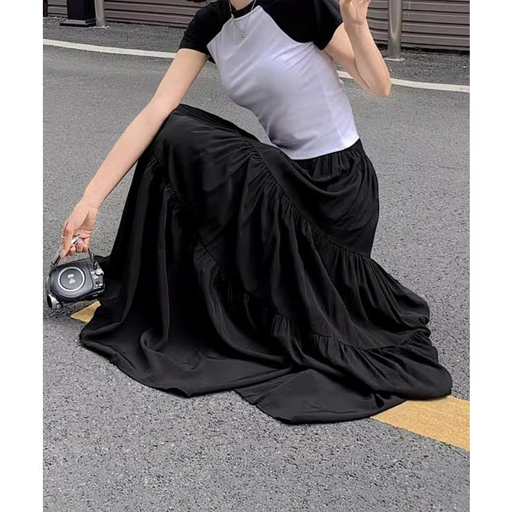 ティアードロングスカート レディース春夏 | SUNSHINE CLOSET | 詳細画像4 