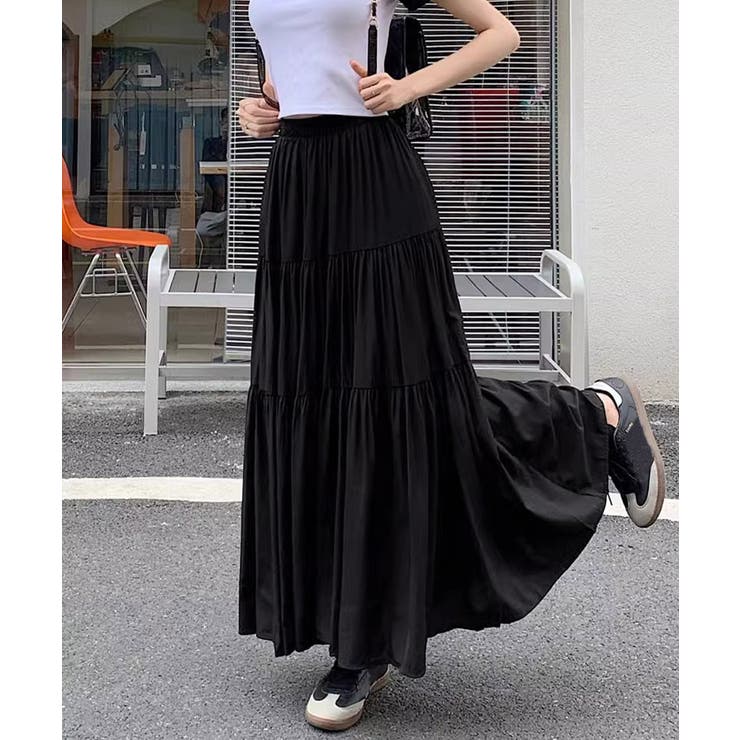 ティアードロングスカート レディース春夏 | SUNSHINE CLOSET | 詳細画像5 