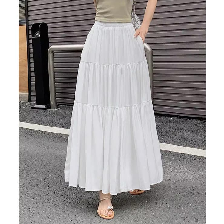ティアードロングスカート レディース春夏 | SUNSHINE CLOSET | 詳細画像8 