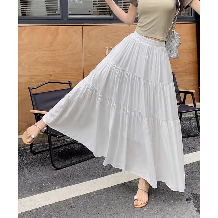 ティアードロングスカート レディース春夏 | SUNSHINE CLOSET | 詳細画像9 