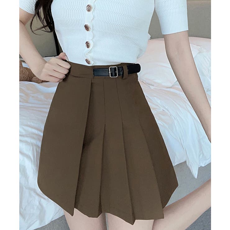 Aラインスカートインナーパンツ付き 美脚ショート丈スカートレディース 大人可愛い | SUNSHINE CLOSET | 詳細画像11 
