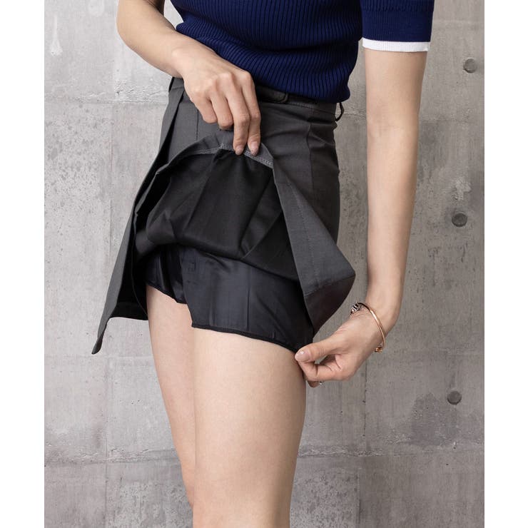 Aラインスカートインナーパンツ付き 美脚ショート丈スカートレディース 大人可愛い | SUNSHINE CLOSET | 詳細画像20 