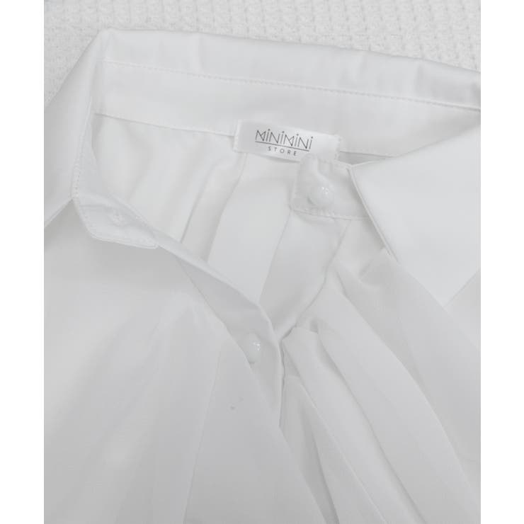 フリルリボンブラウス韓国風シャツブラウス | SUNSHINE CLOSET | 詳細画像18 