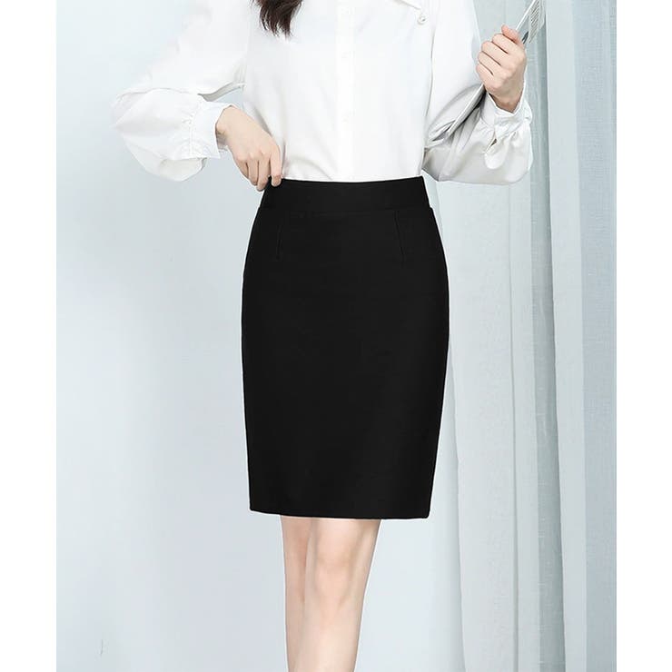ハイウエスト ペンシルスカートレディース オフィススカートきれいめ | SUNSHINE CLOSET | 詳細画像4 