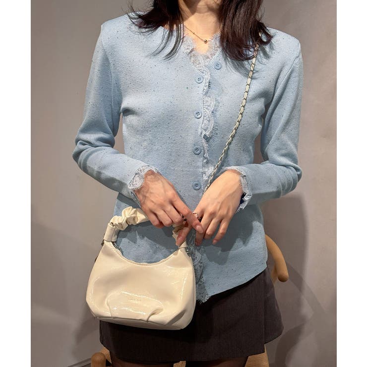 カラーネップヤーンニットカーディガン長袖 | SUNSHINE CLOSET | 詳細画像9 