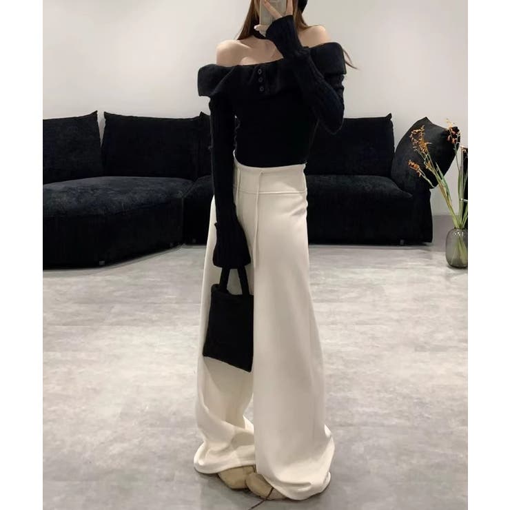 チョーカーネックニットトップスオフショル | SUNSHINE CLOSET | 詳細画像8 