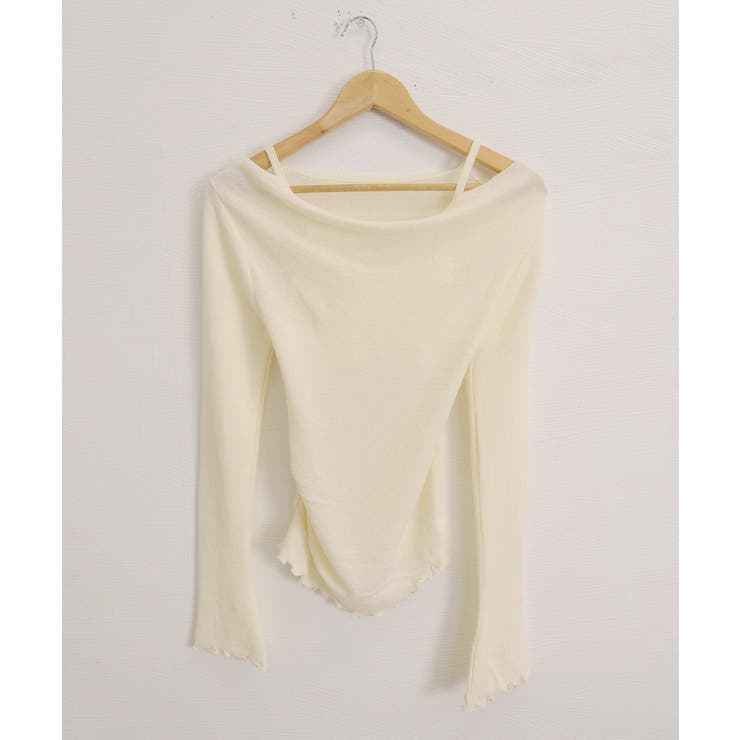 フェミニンオフショルダートップス春秋 レディース ドレープネックカットソーメロウ… | SUNSHINE CLOSET | 詳細画像23 