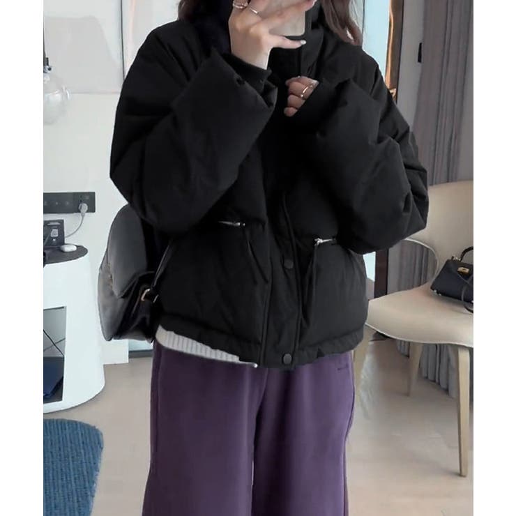 エコダウンジャケット 中綿ブルゾン 韓国 | SUNSHINE CLOSET | 詳細画像3 