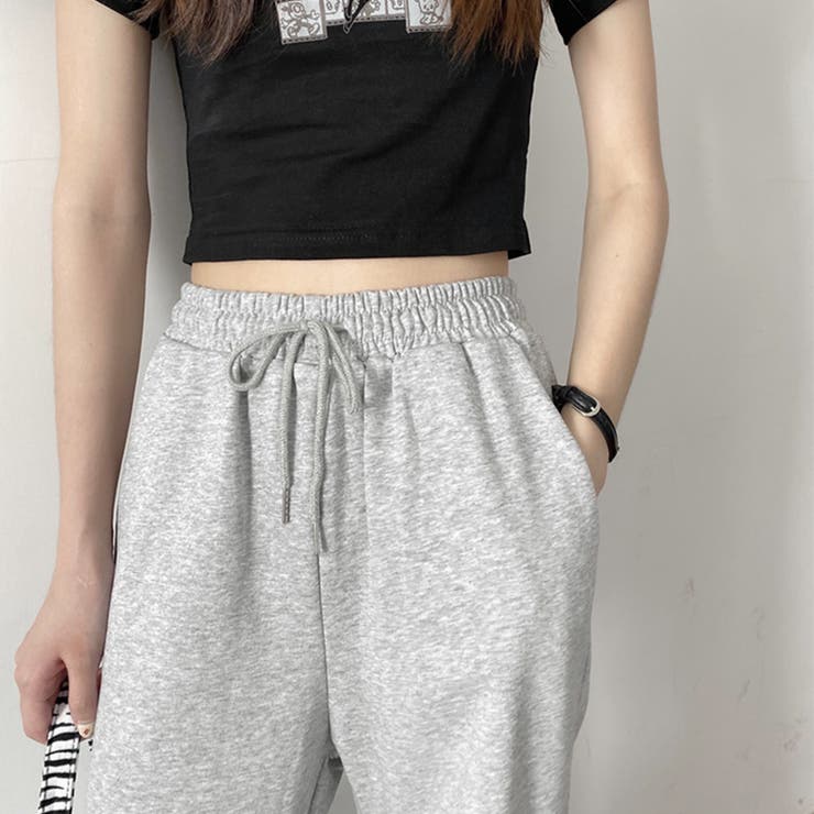 ダメージ スウェットパンツ レディース[品番：AGCW0002155