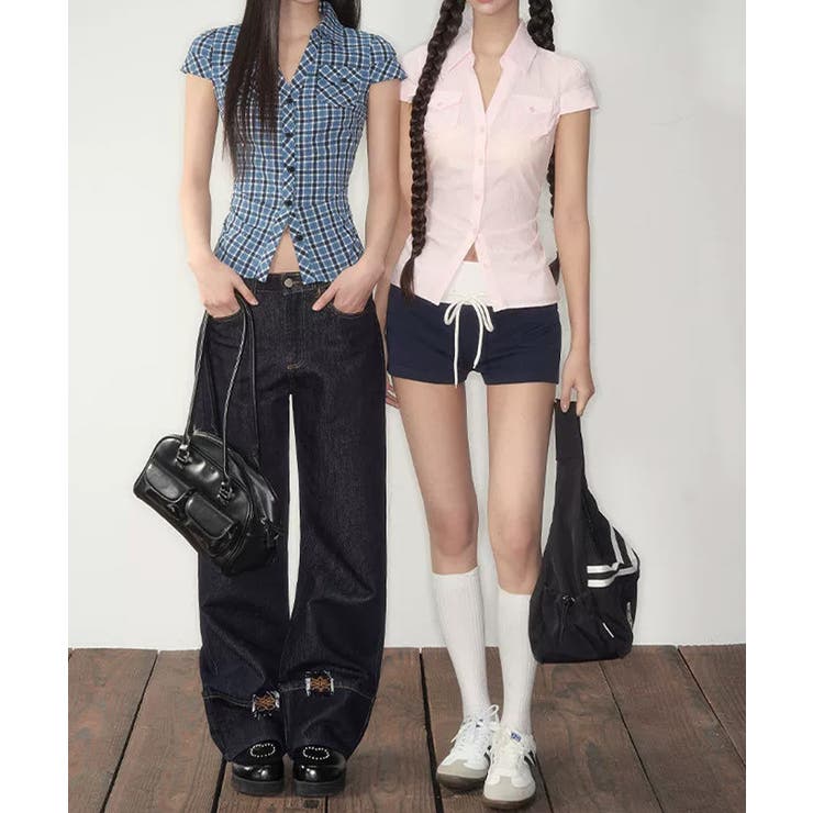 ウエストギャザー襟付きシャツレディース ウエストマークトップスきれいめ 大人可愛… | SUNSHINE CLOSET | 詳細画像23 