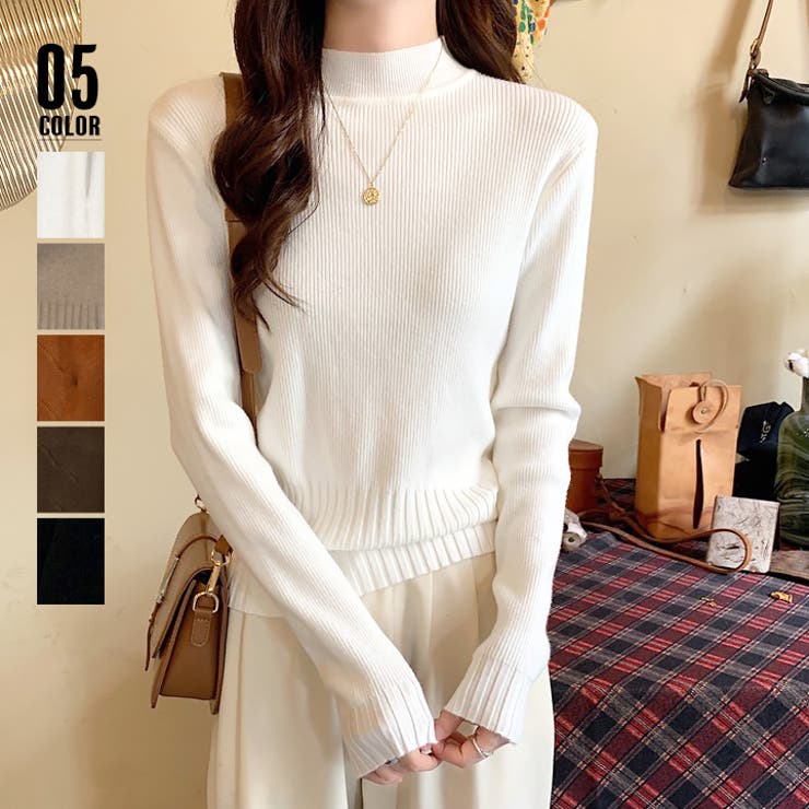 伸縮 ニット トップス | SUNSHINE CLOSET | 詳細画像1 