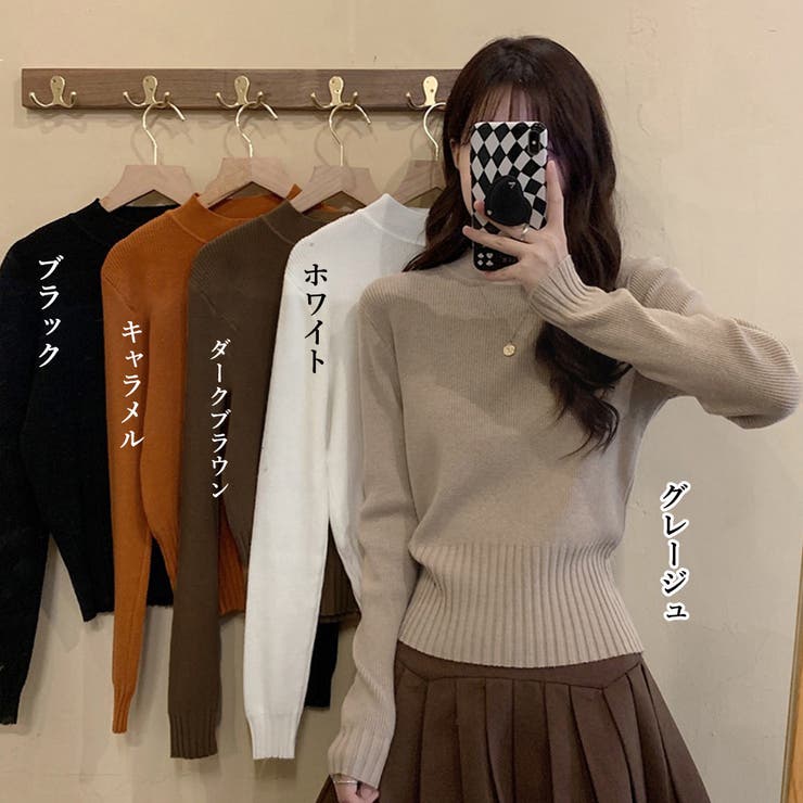 伸縮 ニット トップス | SUNSHINE CLOSET | 詳細画像2 