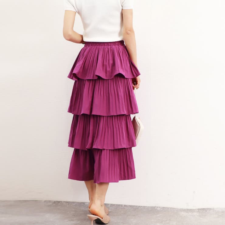ティアードスカート プリーツ 韓国 春夏 | SUNSHINE CLOSET | 詳細画像19 
