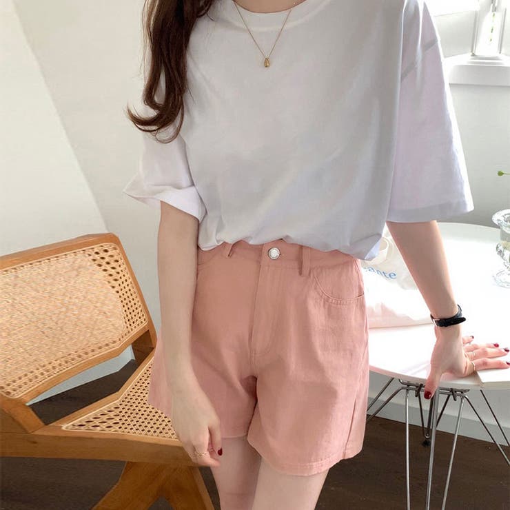 ハイウエスト カラーショートパンツ 韓国 | SUNSHINE CLOSET | 詳細画像14 