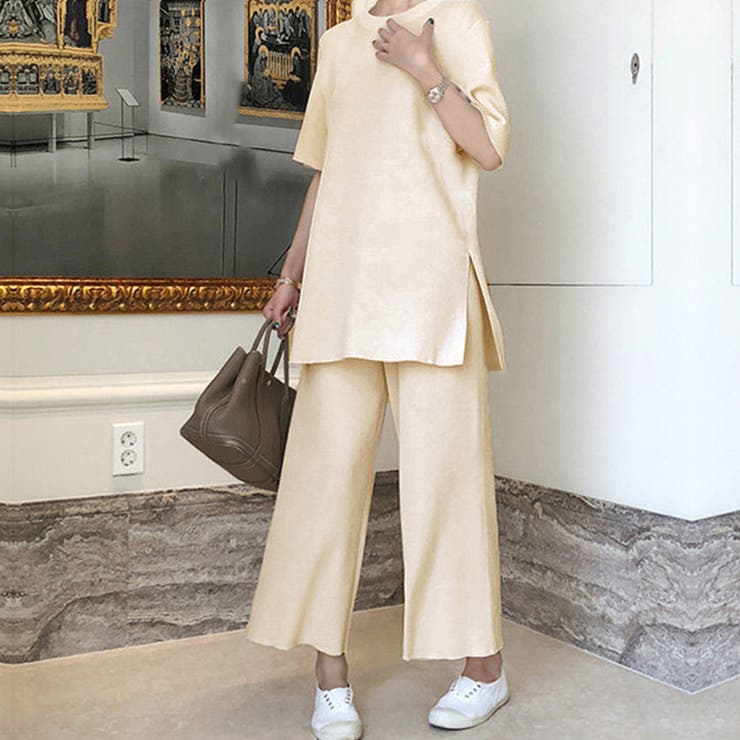 セットアップ サマーリブニット上下セット | SUNSHINE CLOSET | 詳細画像1 