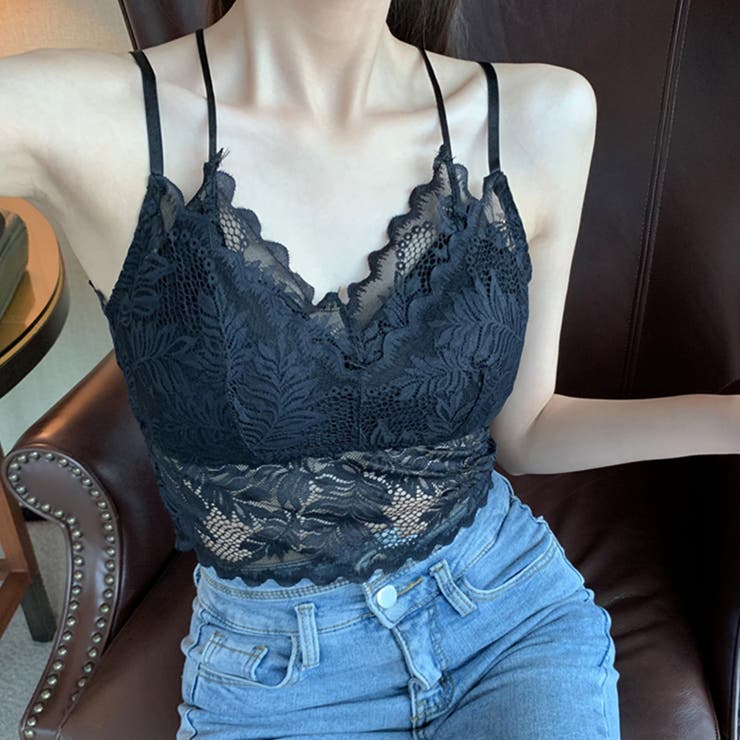 ブラック | レース キャミソール ワイツーケー | SUNSHINE CLOSET