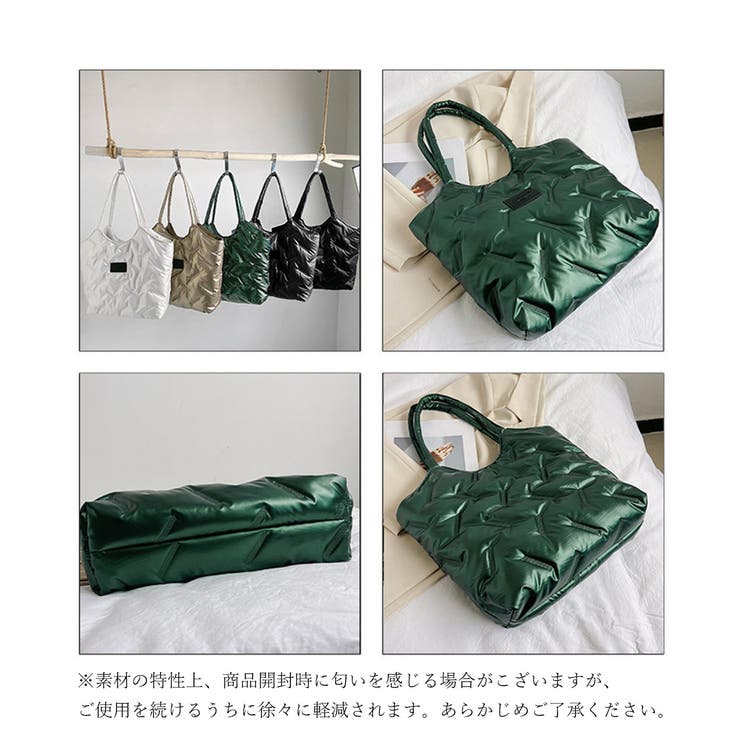 中綿入りナイロントートバッグ大容量鞄軽量 | SUNSHINE CLOSET | 詳細画像33 