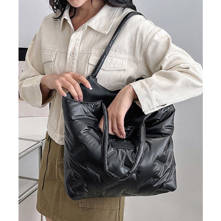 中綿入りナイロントートバッグ大容量鞄軽量 | SUNSHINE CLOSET | 詳細画像4 