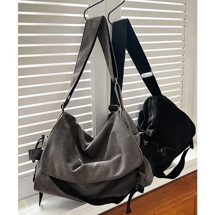 ビッグキャンバスショルダーバッグ 大容量 | SUNSHINE CLOSET | 詳細画像12 