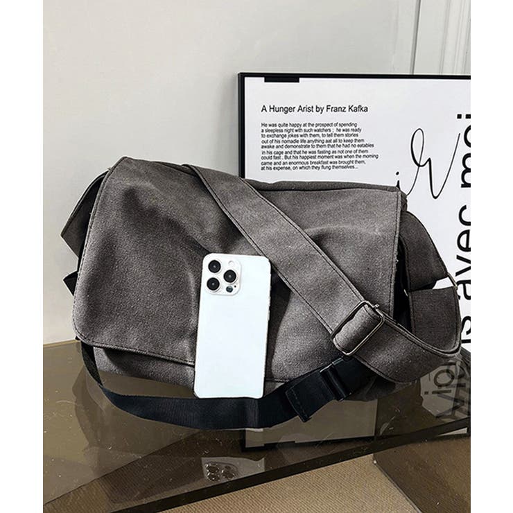 ビッグキャンバスショルダーバッグ 大容量 | SUNSHINE CLOSET | 詳細画像15 