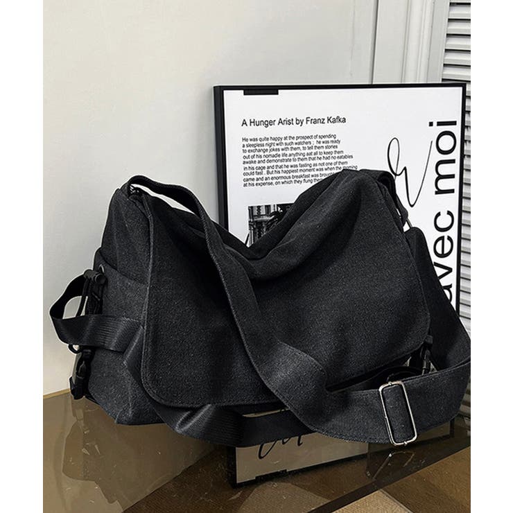 ビッグキャンバスショルダーバッグ 大容量 | SUNSHINE CLOSET | 詳細画像17 