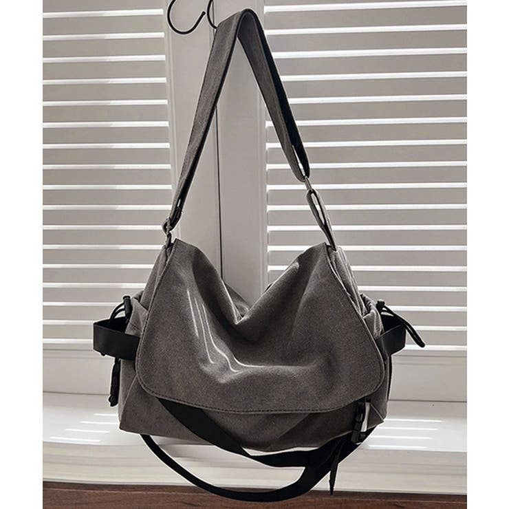 ビッグキャンバスショルダーバッグ 大容量 | SUNSHINE CLOSET | 詳細画像18 