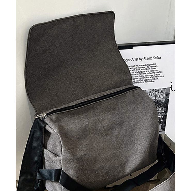 ビッグキャンバスショルダーバッグ 大容量 | SUNSHINE CLOSET | 詳細画像19 