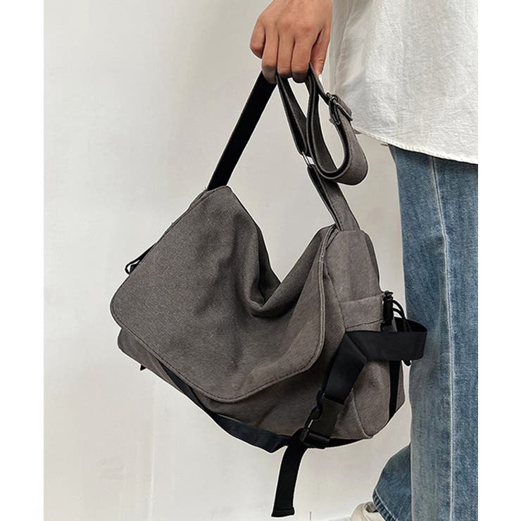 ビッグキャンバスショルダーバッグ 大容量 | SUNSHINE CLOSET | 詳細画像3 