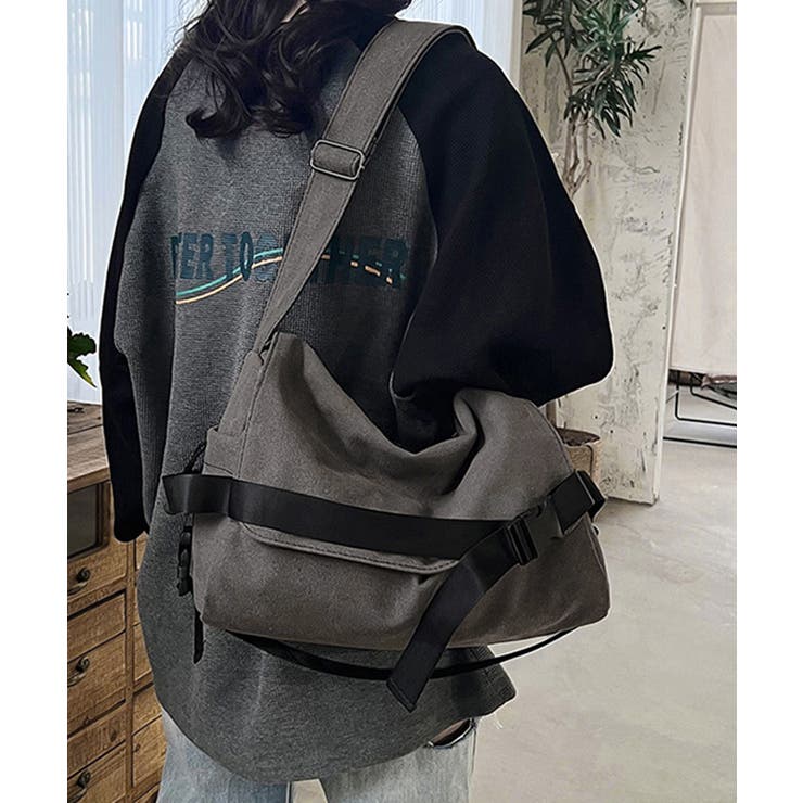 ビッグキャンバスショルダーバッグ 大容量 | SUNSHINE CLOSET | 詳細画像5 