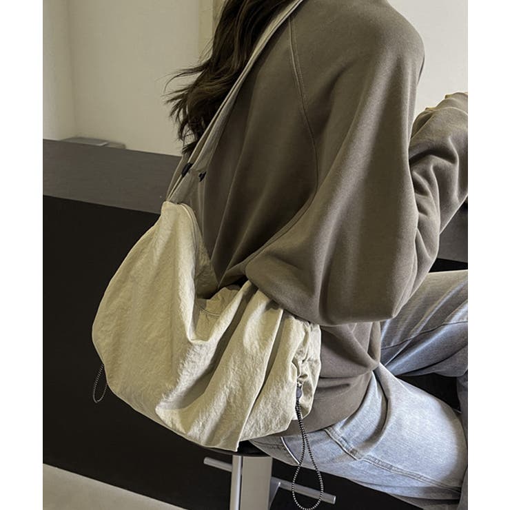 ドローストリングショルダーバッグ 韓国風 | SUNSHINE CLOSET | 詳細画像4 