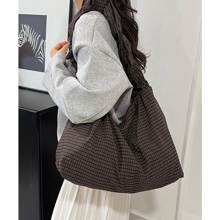 ショルダーバッグa4 大きめ大容量バッグ 軽量ナイロンバッグ | SUNSHINE CLOSET | 詳細画像4 