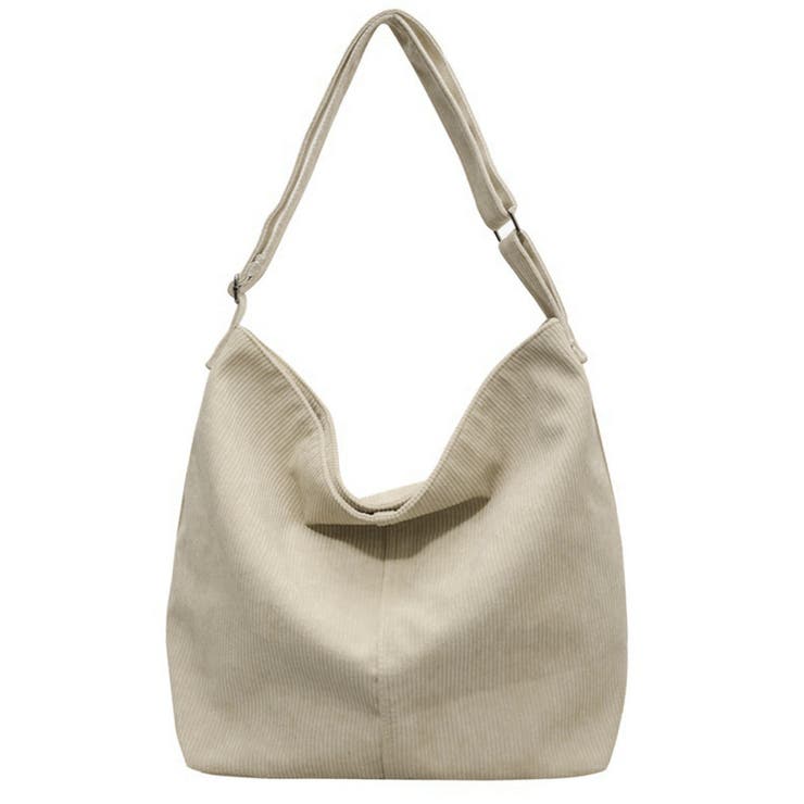 コーデュロイショルダーバッグ大きめ韓国風 | SUNSHINE CLOSET | 詳細画像27 