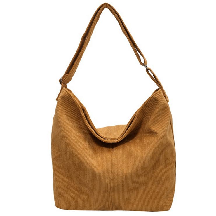 コーデュロイショルダーバッグ大きめ韓国風 | SUNSHINE CLOSET | 詳細画像28 