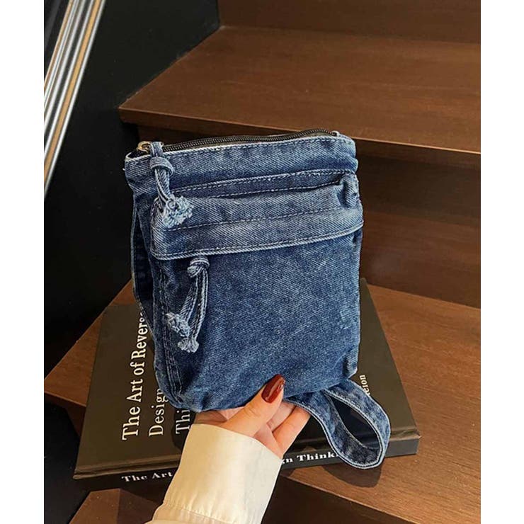 ミニバッグレディース デニムバッグウォッシュ加工 ショルダーバッグヴィンテージ風 | SUNSHINE CLOSET | 詳細画像17 