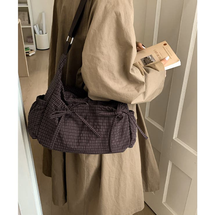 リボンショルダーバッグ 軽量ナイロンバッグ ワンショルダーバッグ | SUNSHINE CLOSET | 詳細画像14 