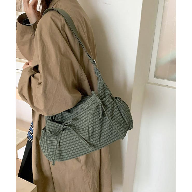 リボンショルダーバッグ 軽量ナイロンバッグ ワンショルダーバッグ | SUNSHINE CLOSET | 詳細画像21 