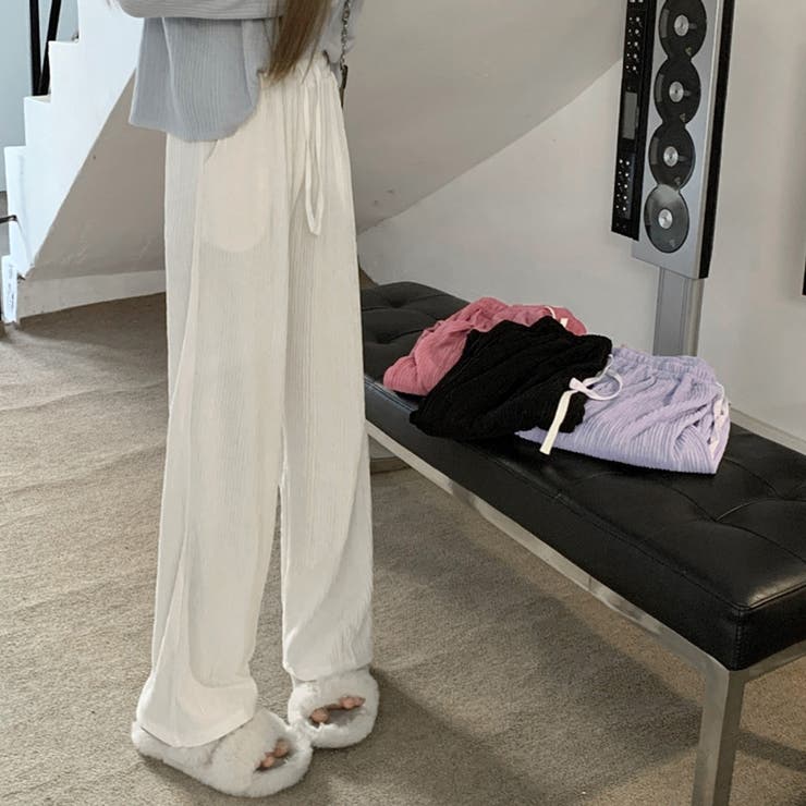 セミワイドパンツハイウエストロングパンツ | SUNSHINE CLOSET | 詳細画像13 