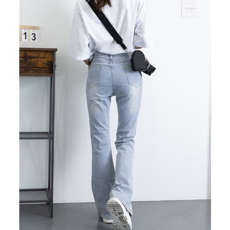 セミフレアデニムパンツ 美脚デニムパンツ | SUNSHINE CLOSET | 詳細画像37 