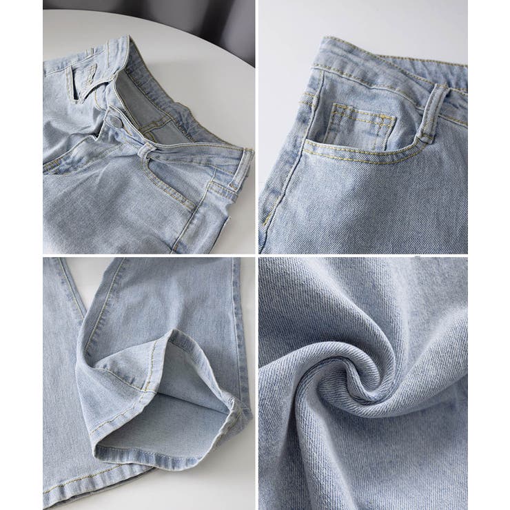 セミフレアデニムパンツ 美脚デニムパンツ | SUNSHINE CLOSET | 詳細画像42 