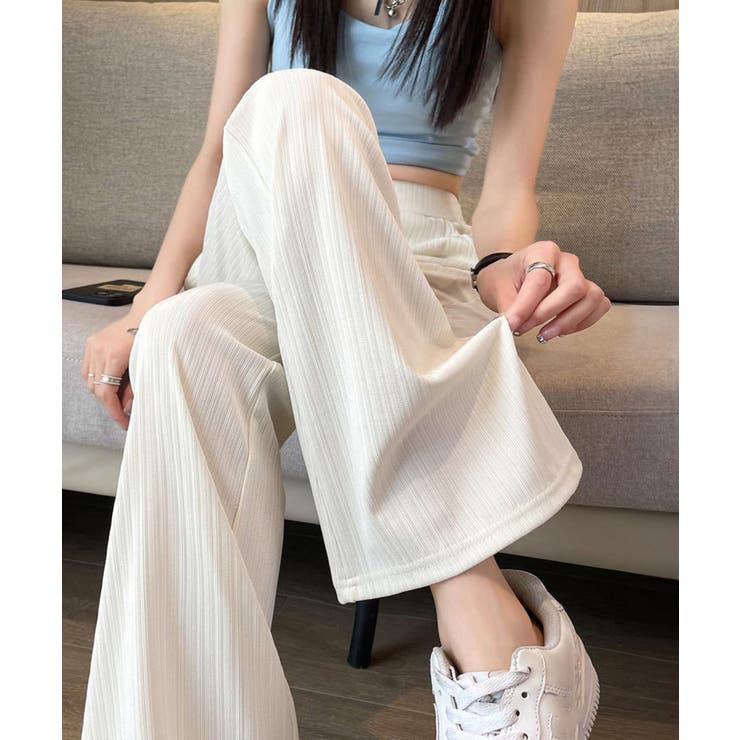 セミフレアパンツレディース ロングパンツ | SUNSHINE CLOSET | 詳細画像1 