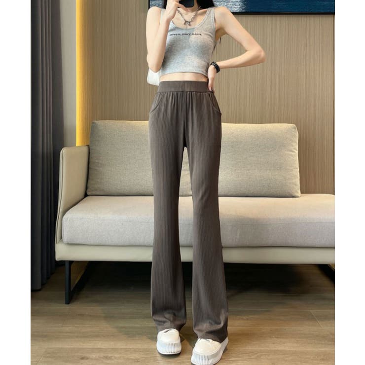 セミフレアパンツレディース ロングパンツ | SUNSHINE CLOSET | 詳細画像14 