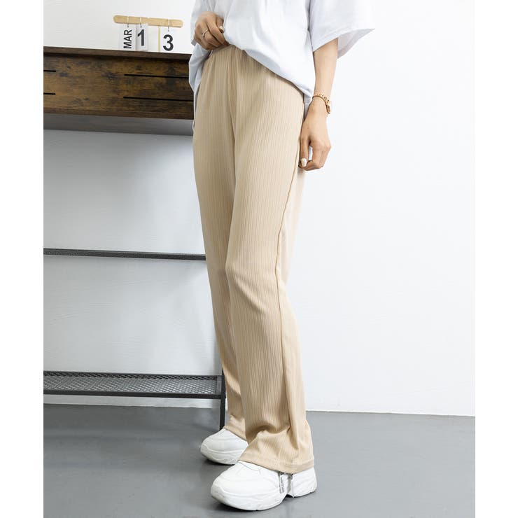 セミフレアパンツレディース ロングパンツ | SUNSHINE CLOSET | 詳細画像17 