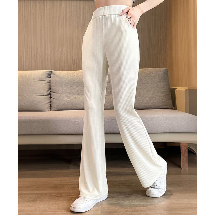 セミフレアパンツレディース ロングパンツ | SUNSHINE CLOSET | 詳細画像2 