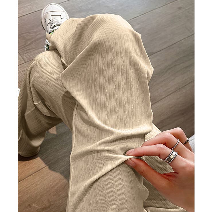 セミフレアパンツレディース ロングパンツ | SUNSHINE CLOSET | 詳細画像9 