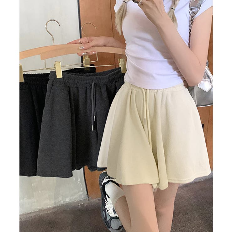 シンプルAラインショートパンツレディース | SUNSHINE CLOSET | 詳細画像4 