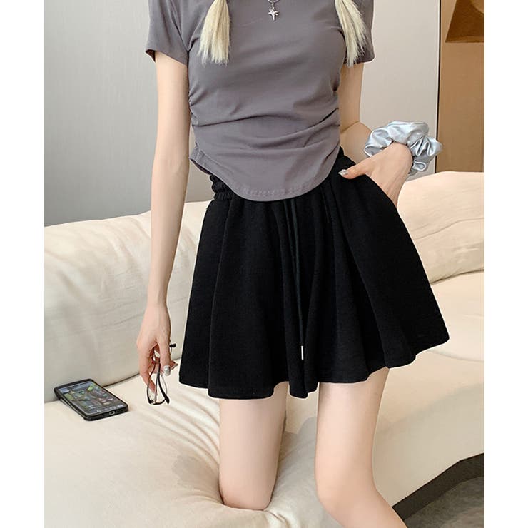 シンプルAラインショートパンツレディース | SUNSHINE CLOSET | 詳細画像6 