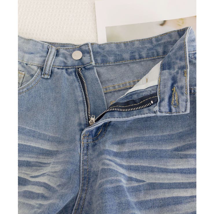 ウォッシュ加工デニムパンツ ワイドデニム | SUNSHINE CLOSET | 詳細画像29 