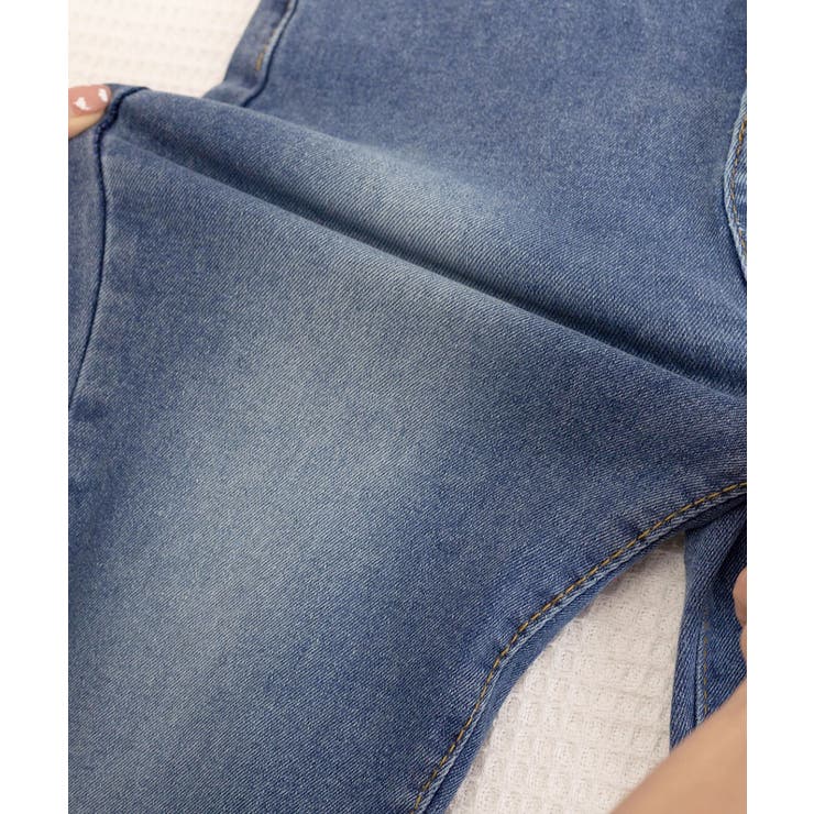 セミフレアデニムパンツ美脚フリンジパンツ | SUNSHINE CLOSET | 詳細画像25 