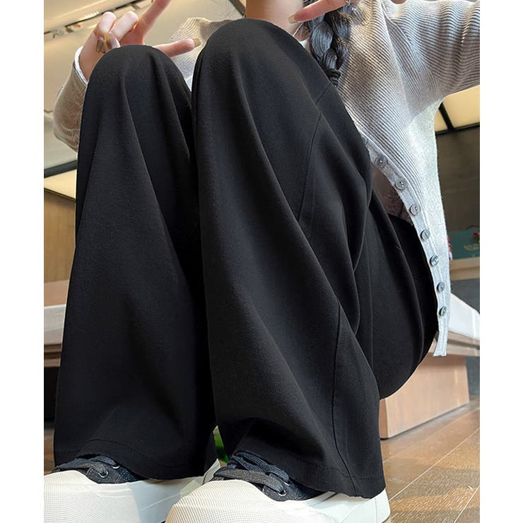 美脚デニム風ワイドパンツタック入りパンツ | SUNSHINE CLOSET | 詳細画像7 