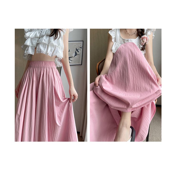 ワイドパンツ 冷感キュロットパンツ春夏秋 | SUNSHINE CLOSET | 詳細画像12 